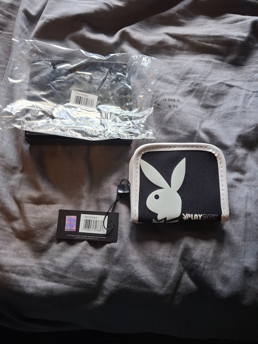 Playboy Black & White Bunny Wallet